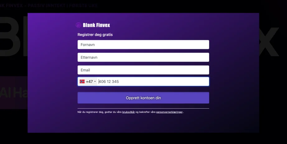 Blank Finvex review