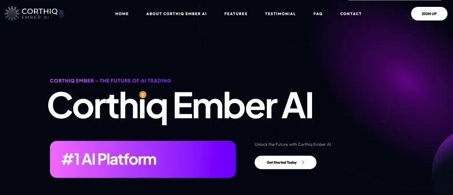 Corthiq Ember review — platform dashboard