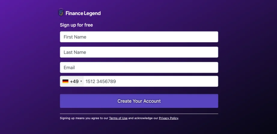 Finance Legend AI review