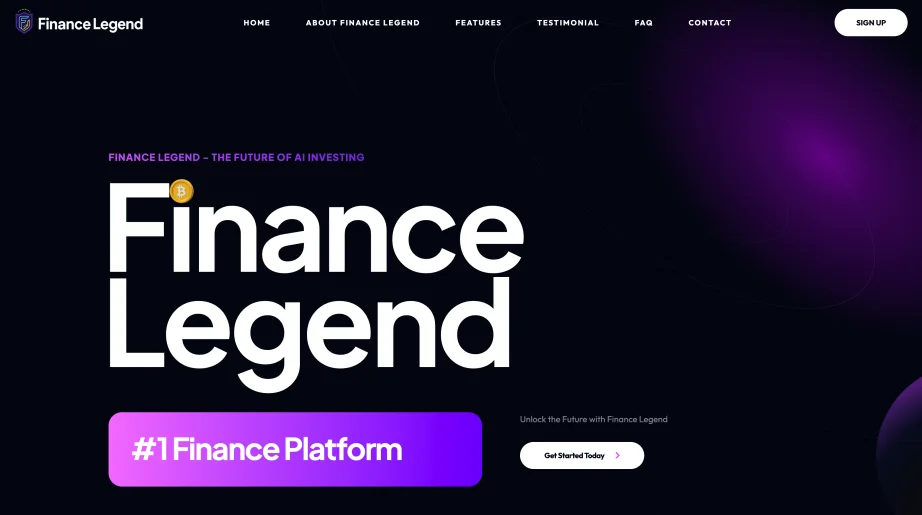 Finance Legend AI review — platform dashboard