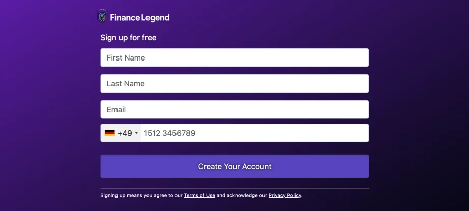 Finance Legend review
