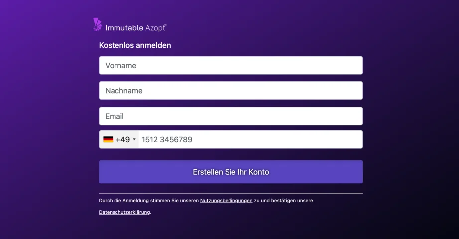 Immutable Azopt avis