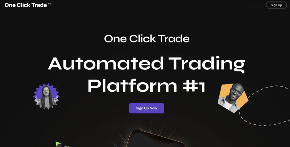 One Click Trade review — platform dashboard