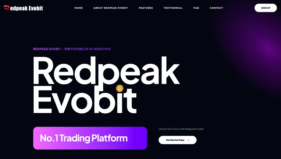 RedpeakEvobit review — platform dashboard