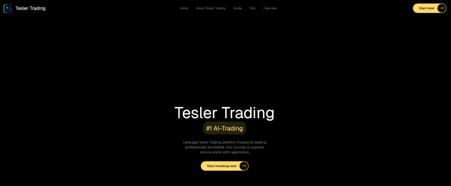 Tesler Trading review — platform dashboard