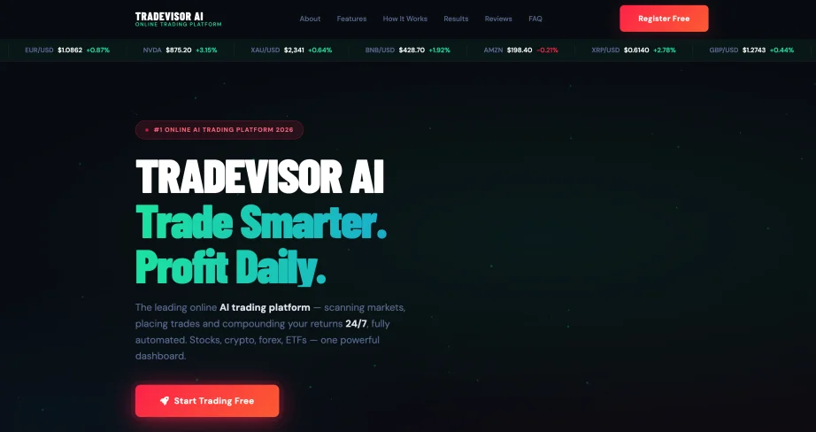 Tradevisor review — platform dashboard
