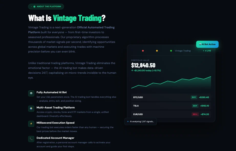 Vintage Trading review